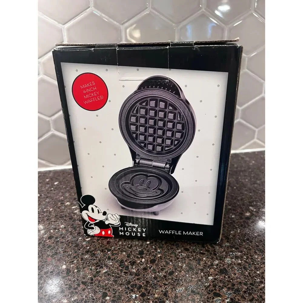 Mickey Mouse 4 Inch Mini Waffle Maker Family Fun Disney Gift New Collectibles